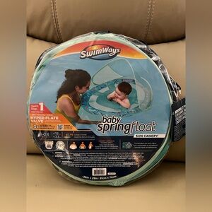 Sun Canopy Inflatable Baby Spring Float